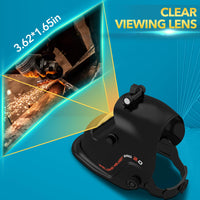 Thumbnail for TRQWH Welding Helmet with Light True Color Auto Darkening Welding Helmets for Men Solar Powered Welding Hood with 2 Arc Sensor Wide Shade 4/9-13 for TIG MIG ARC Cool Welder Mask Careta Para Soldar