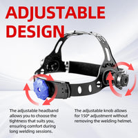 Thumbnail for Welding Helmet Auto Darkening, True Color Solar Powered Welding Hood, 2 Arc Sensor Wide Shade 3/11 for TIG MMA/MIG Arc