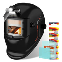 Thumbnail for TRQWH Welding Helmet with Light True Color Auto Darkening Welding Helmets for Men Solar Powered Welding Hood with 2 Arc Sensor Wide Shade 4/9-13 for TIG MIG ARC Cool Welder Mask Careta Para Soldar