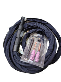 Thumbnail for TIG-250P AC/DC TIG Welder Inverter 250A | Dual Voltage 110V/220V | AC/DC TIG & MMA Stick Welding | IGBT Technology | Includes WP-26 TIG Torch, Ground Clamp, Electrode Holder & Gas Hose | Heavy-Duty Professional Welder